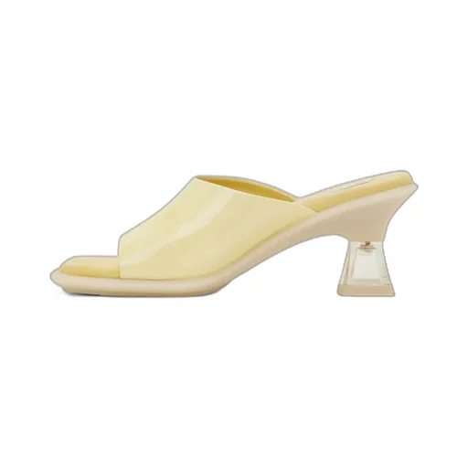 Open Square Heeled Sandals