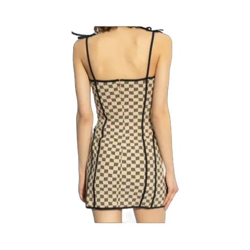 Monogram-Print Mini Dress