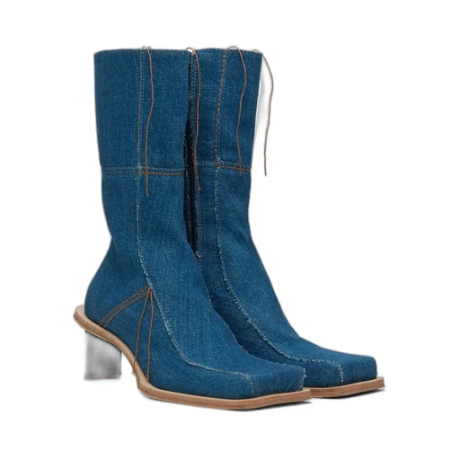 Amparo High-Heeled Medium Boots