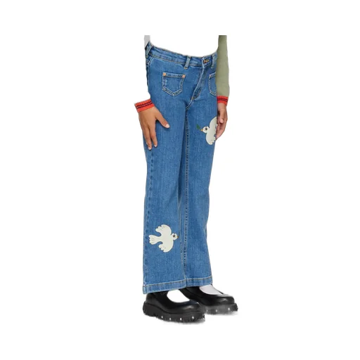 Dove Logo Patch Jeans