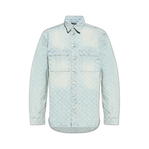Monogram Button-Up Overshirt