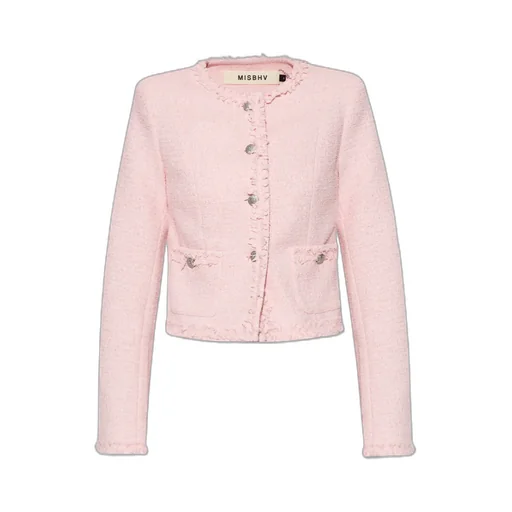 Frayed-Detailing Jacket