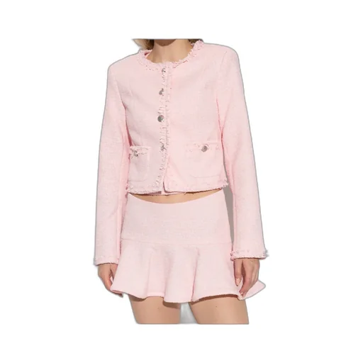 Frayed-Detailing Jacket