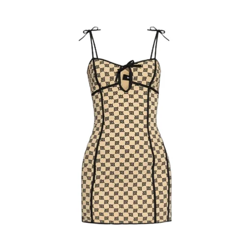 Monogram-Print Mini Dress