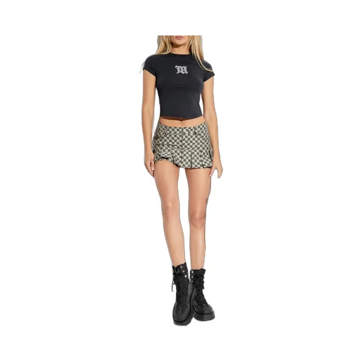 Monogram Pleated Skirt