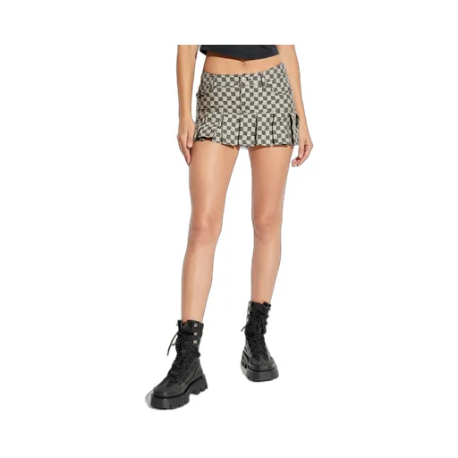 Monogram Pleated Skirt