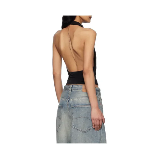 Backless Cowl Neck Top