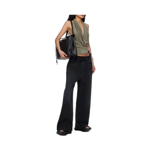 Draped-Detail Blouse