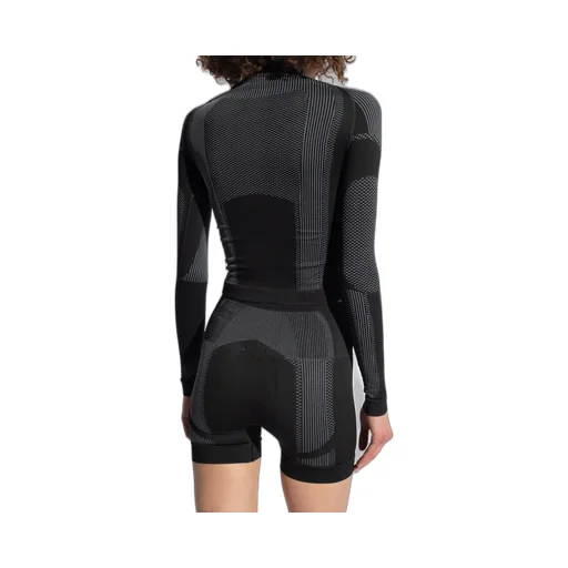 Logo-Jacquard High-Neck Performance Top
