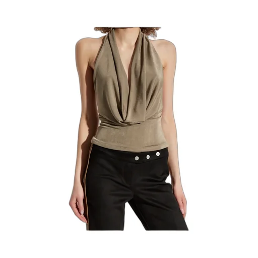Draped-Detail Blouse
