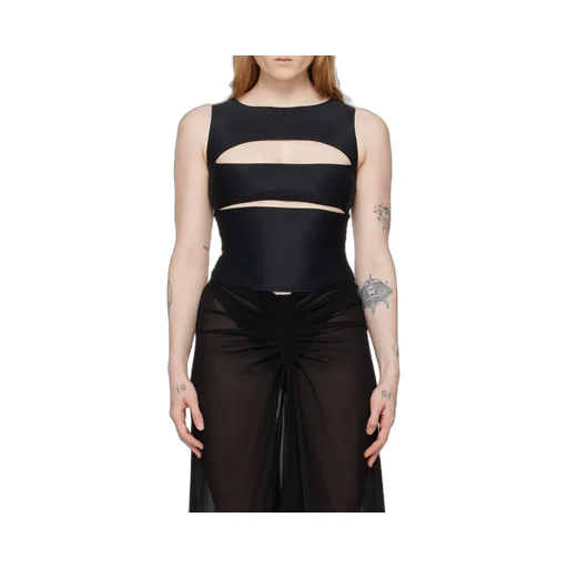 Cut-Out Sleeveless Top