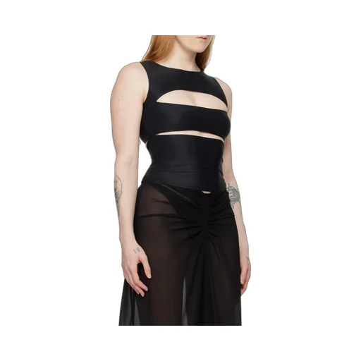 Cut-Out Sleeveless Top
