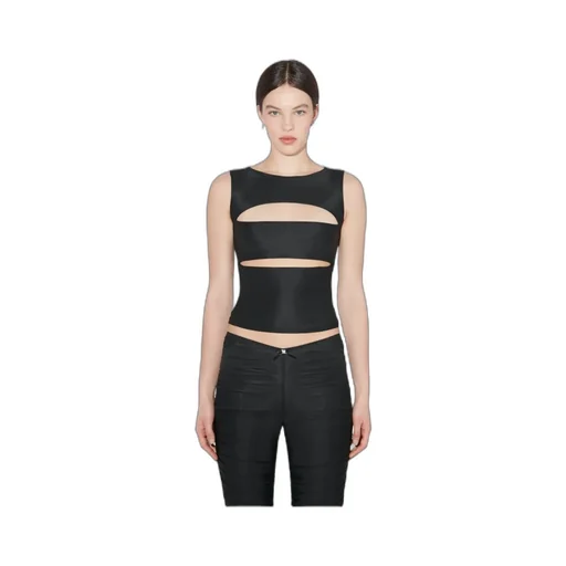 Cut-Out Sleeveless Top