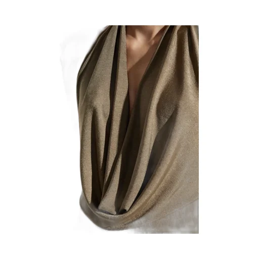 Cowl-Neck Midi Dress