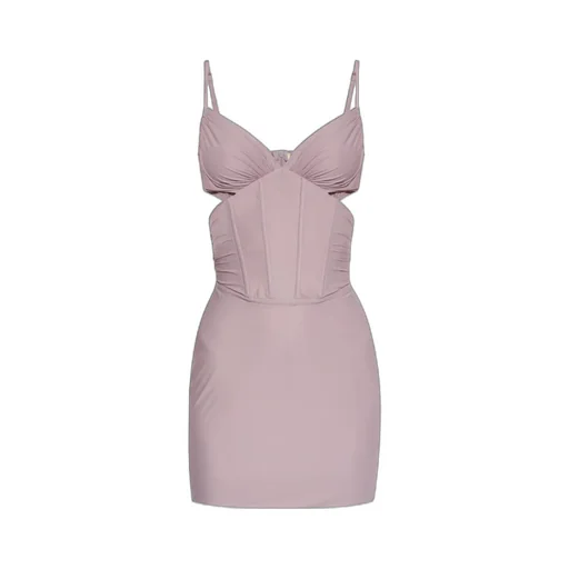 Corset-Style Cut-Out Minidress