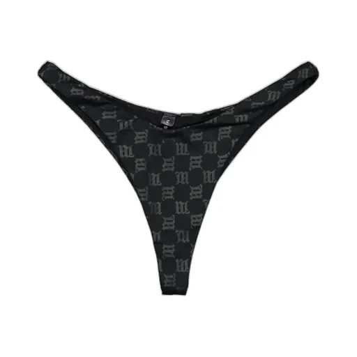 Monogram-Pattern Bikini Bottoms