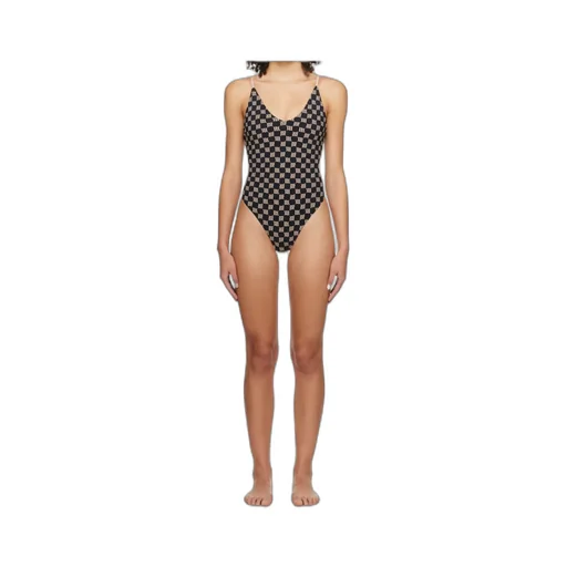Monogram-Pattern Swimsuit