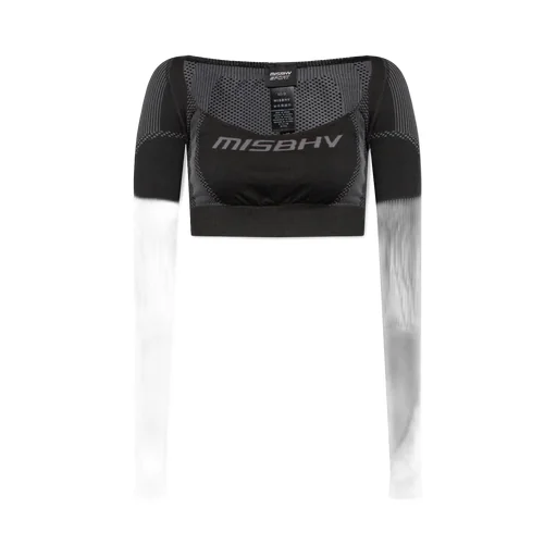 Long Sleeved Cropped Sports Top