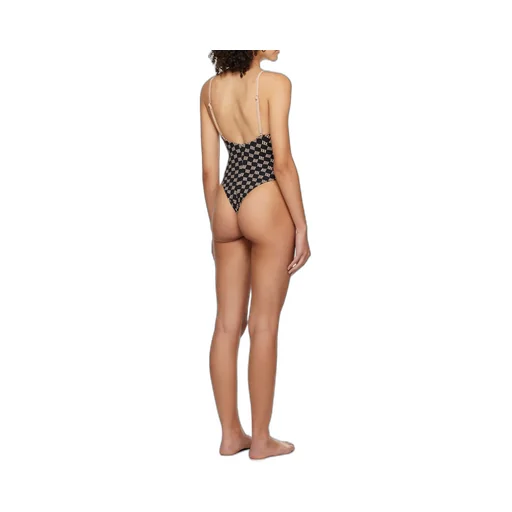 Monogram-Pattern Swimsuit