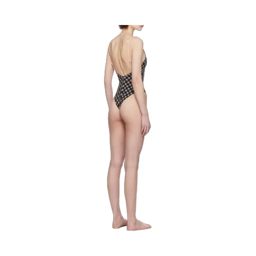 Monogram-Pattern Swimsuit