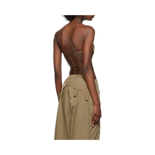 Drawstring Strap Bra Top