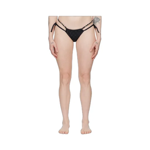 Monogram-Pattern Bikini Bottoms