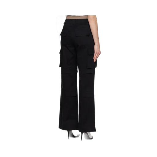 High-Waisted Cargo Trousers