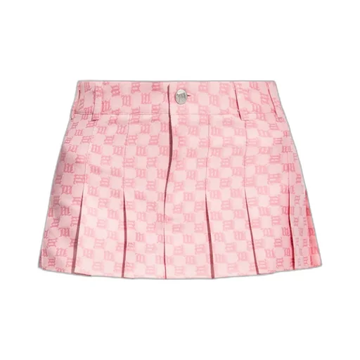 Monogram Low-Rise Pleated Miniskirt