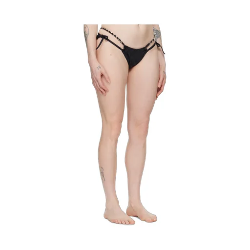 Monogram-Pattern Bikini Bottoms