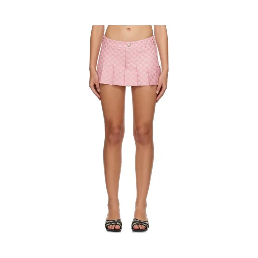 Monogram Low-Rise Pleated Miniskirt