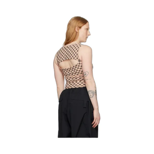 Monogram-Pattern Tank Top