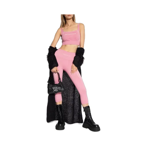 Logo-Print Cropped Leggings