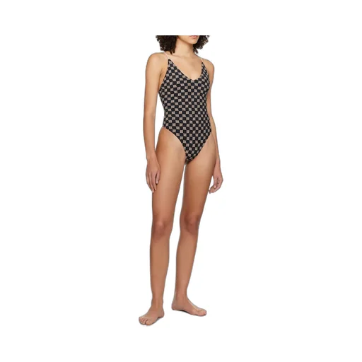 Monogram-Pattern Swimsuit