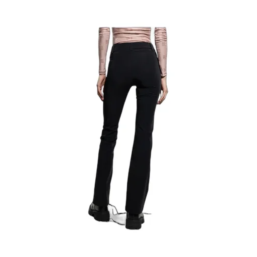 Flared Buckled-Waist Trousers