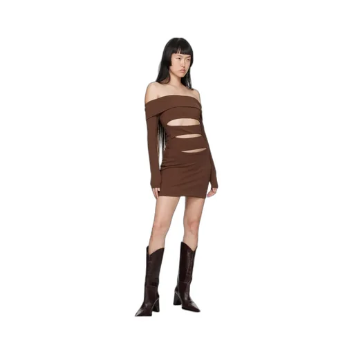 Off-Shoulder Cut-Out Minidress