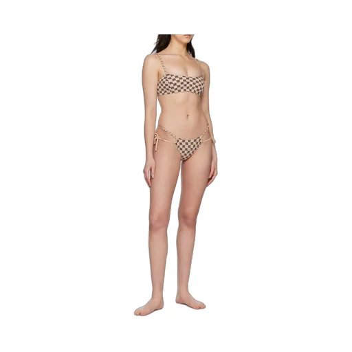 Monogram-Pattern Bikini Bottoms