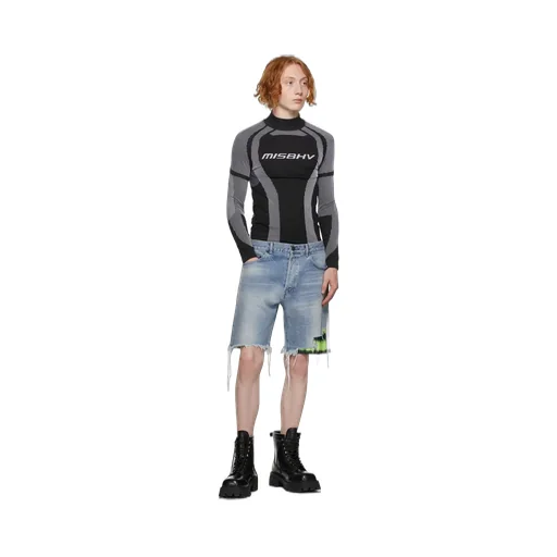Logo-Print Long-Sleeved Top