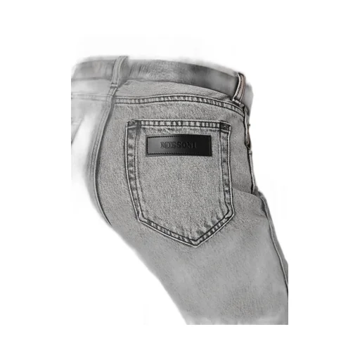 Acid-Wash Logo-Plaque Jeans