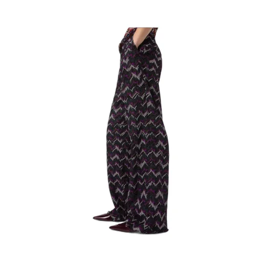 Zigzag-Woven Trousers
