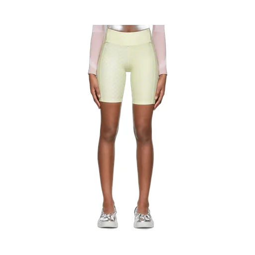 Logo High-Rise Skinny Shorts