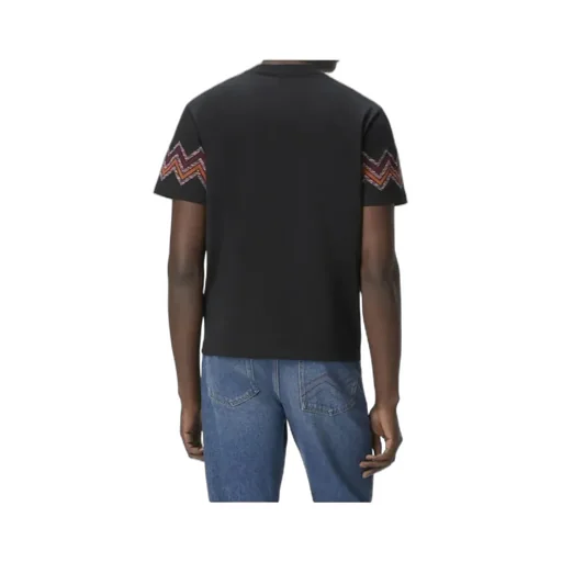 Maxi Chevron Insert Crewneck T-Shirt