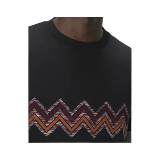 Maxi Chevron Insert Crewneck T-Shirt