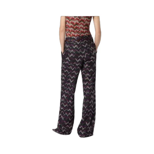 Zigzag-Woven Trousers