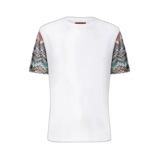 Snake Pattern Insert Short Sleeve T-Shirt