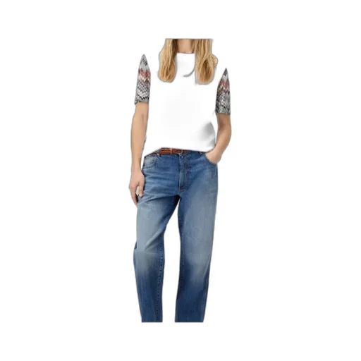 Snake Pattern Insert Short Sleeve T-Shirt