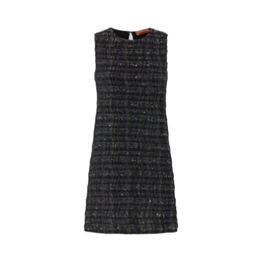 Check Patterned Mini Dress