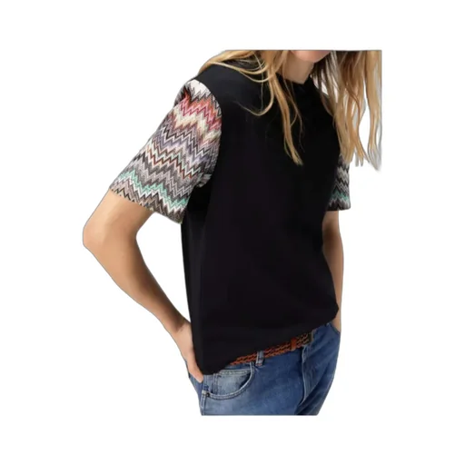 Zig-Zag Sleeve Top