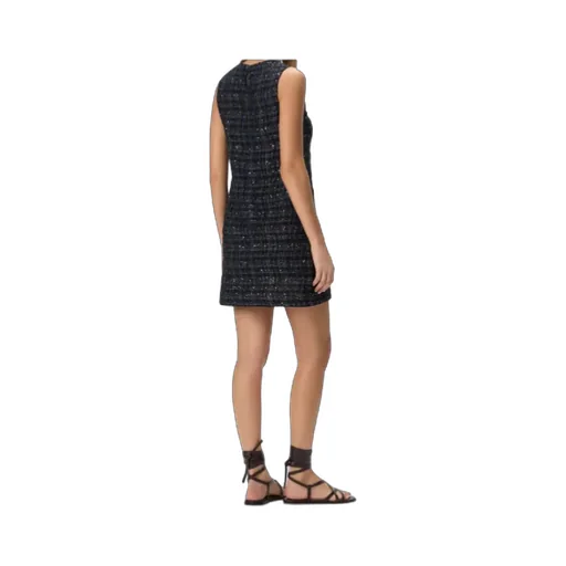 Check Patterned Mini Dress