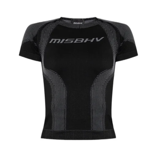 Logo-Print Stretch Top