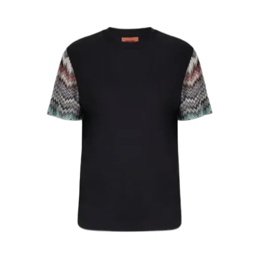 Zig-Zag Sleeve Top